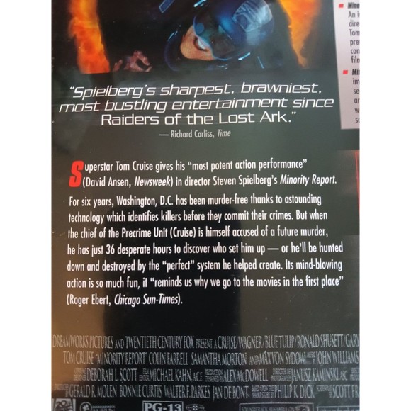Minority Report DVD - Picture 3 of 3